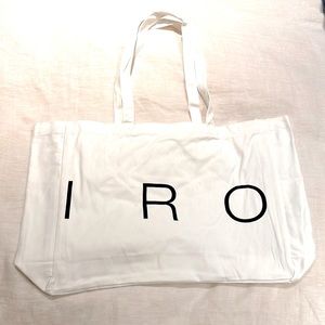 NEW IRO Large Canvas Tote – White